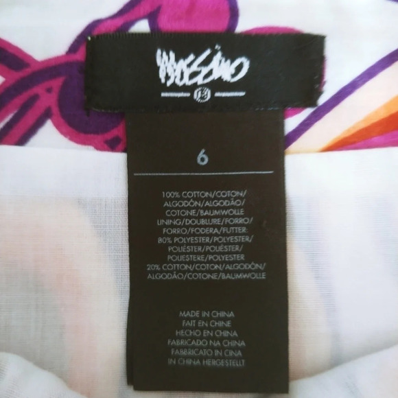 Mossimo Retro Vintage Printed  Lightweight A-Line Full Skirt Pleats 6 - Picture 6 of 6